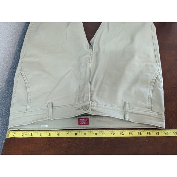 Levi XX Chino Standard Jeans 34x30 Beige Tan Mens High Rise Tapered‎ Legs WPL423 - Picture 6 of 10